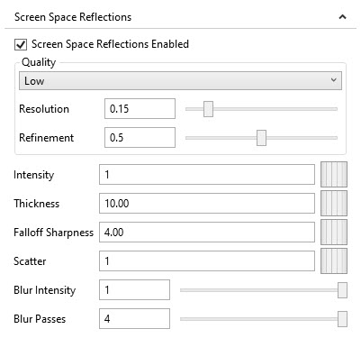SSR Settings SSR Settings