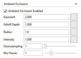 Ambient Occlusion Settings