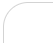 Example showing radius applied to a table type control
