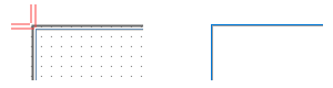 Image showing the outer padding on the Data Table control.